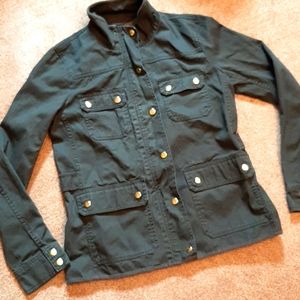 J Crew army green jacket.
